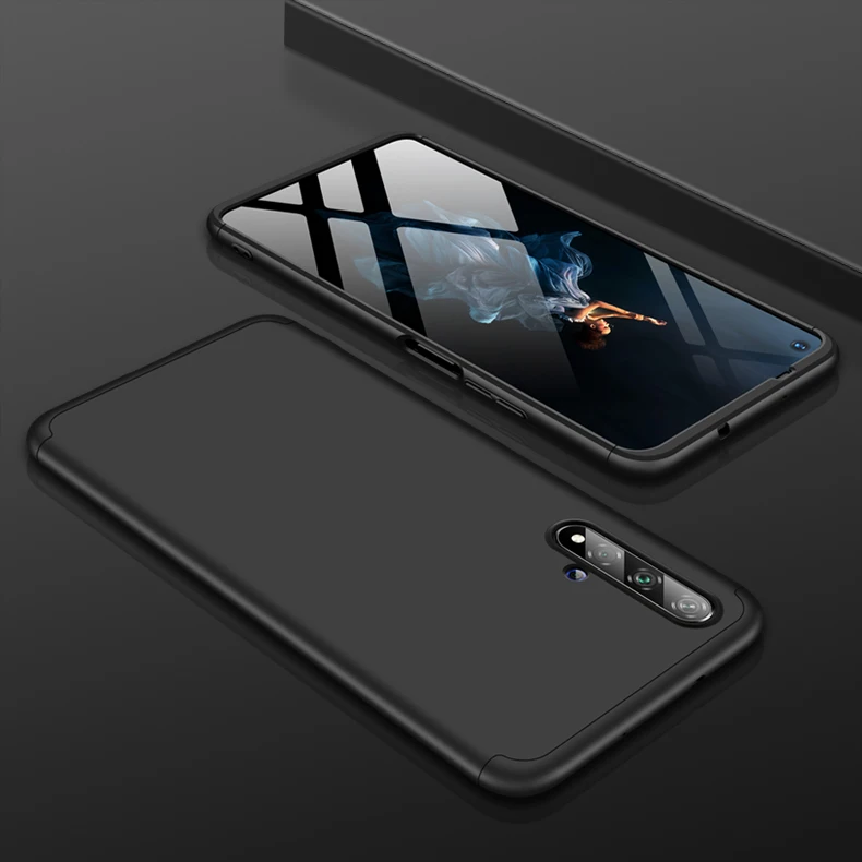 Koosuk 3-in-1 Back Cover For Huawei Honor 20 Pro Honor20 Lite PC Hard Matte Phone Protection Case Coque