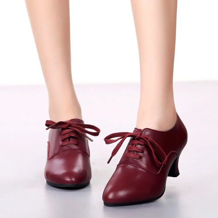 Женские туфли для латиноамериканских танцев из натуральной кожи | Спорт и