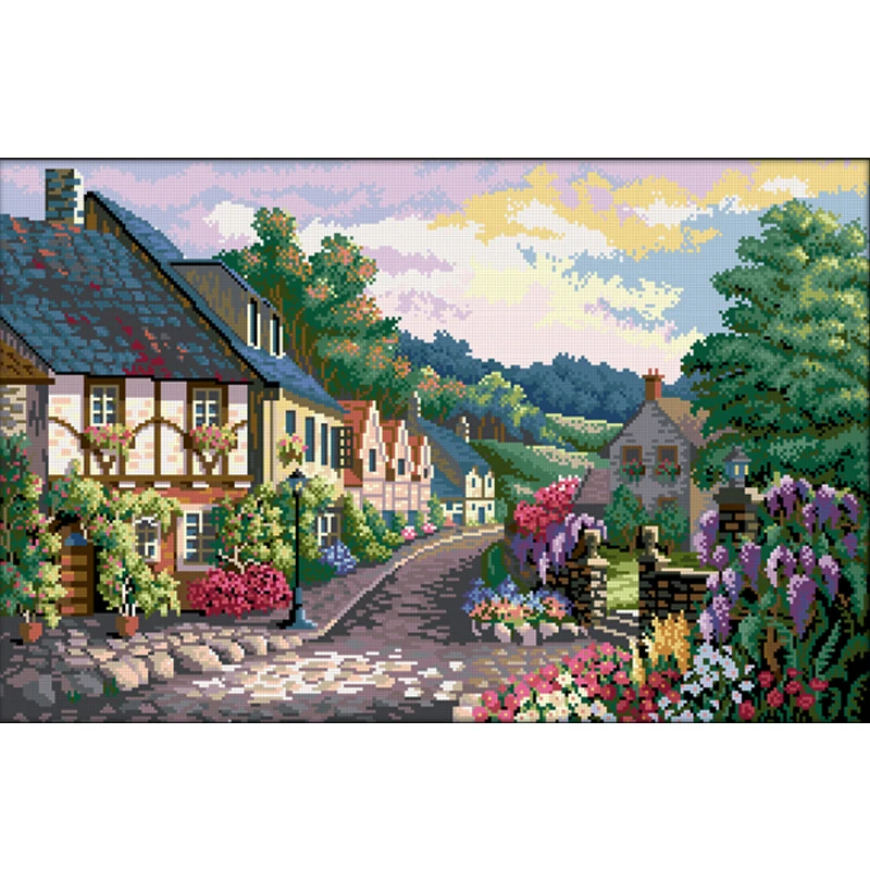 Рукоделие рукоделие искусственная живопись уличная алмазная вышивка квадратная