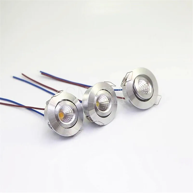 Светодиодный мини светильник под шкафом Точечный 3 Вт COB CREE для потолочного