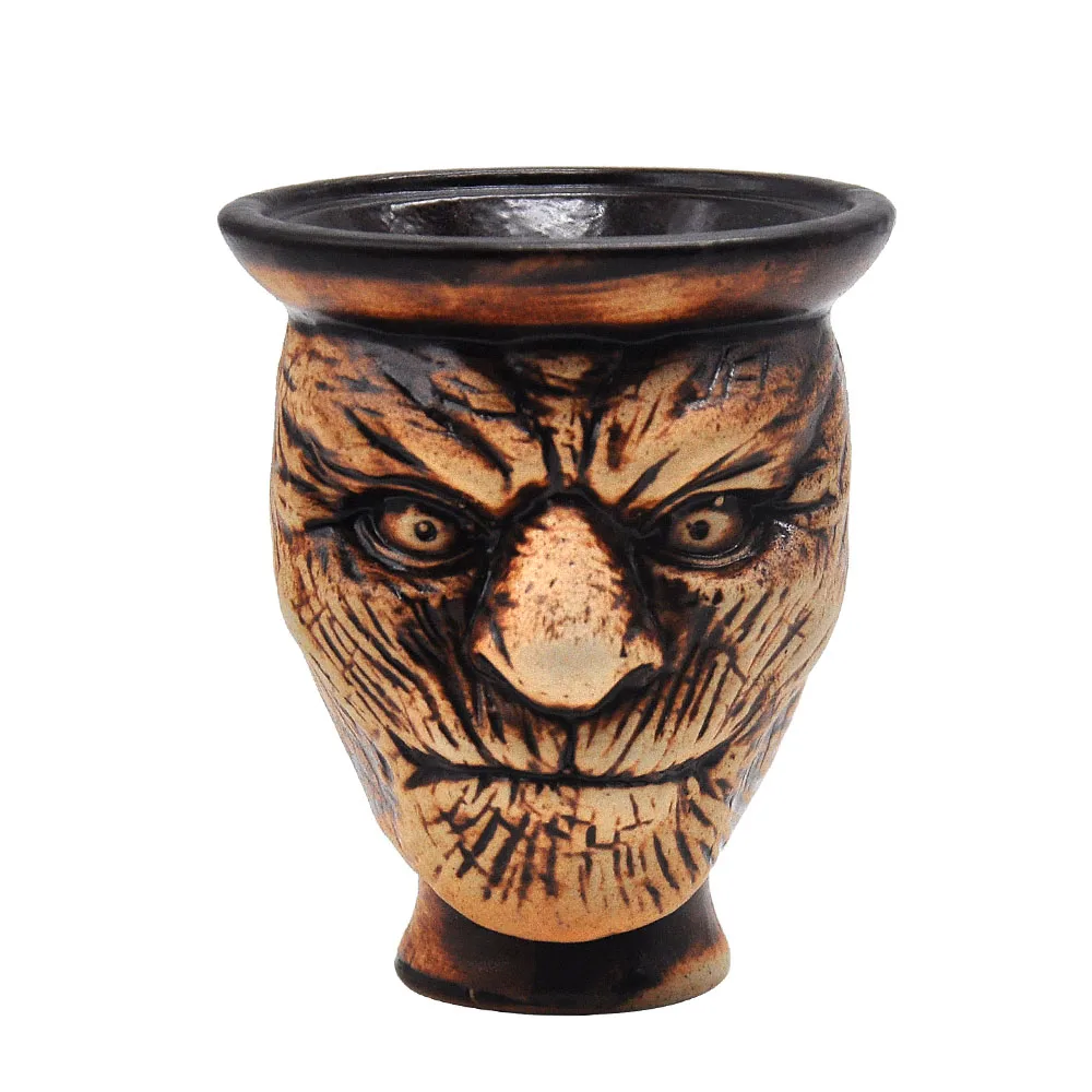 Ceramic Bowl HONEYPUFF шесть отверстий керамическая чаша для кальяна держатель 68 мм наргиле чаша кальян табачная головка Sheesha Chicha аксессуары - Цвет: Ceramic Bowl