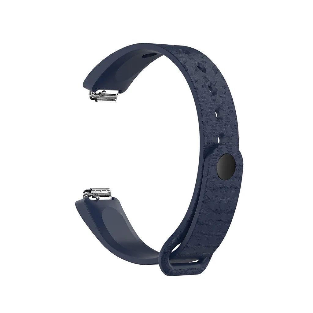 B Силиконовый браслет ремешок для часов Fitbit Inspire/Inspire HR силиконовый браслет ремешок для часов маленький 528 - Цвет: B