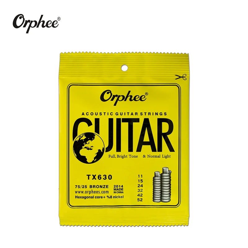 Струны для гитары orphee TX620/TX630/TX640 струны акустической ссветильник 10 шт.|Детали и