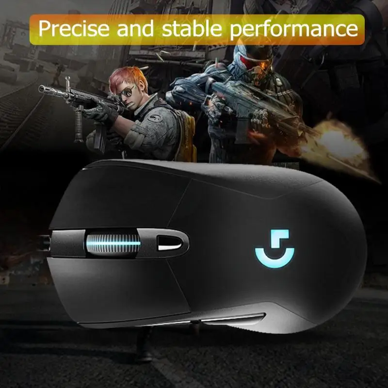 Проводная RGB игровая мышь lotech G403 с подсветкой 12000 dpi для ПК PUBG Gamer компьютерная мышь для Windows 10/8/7