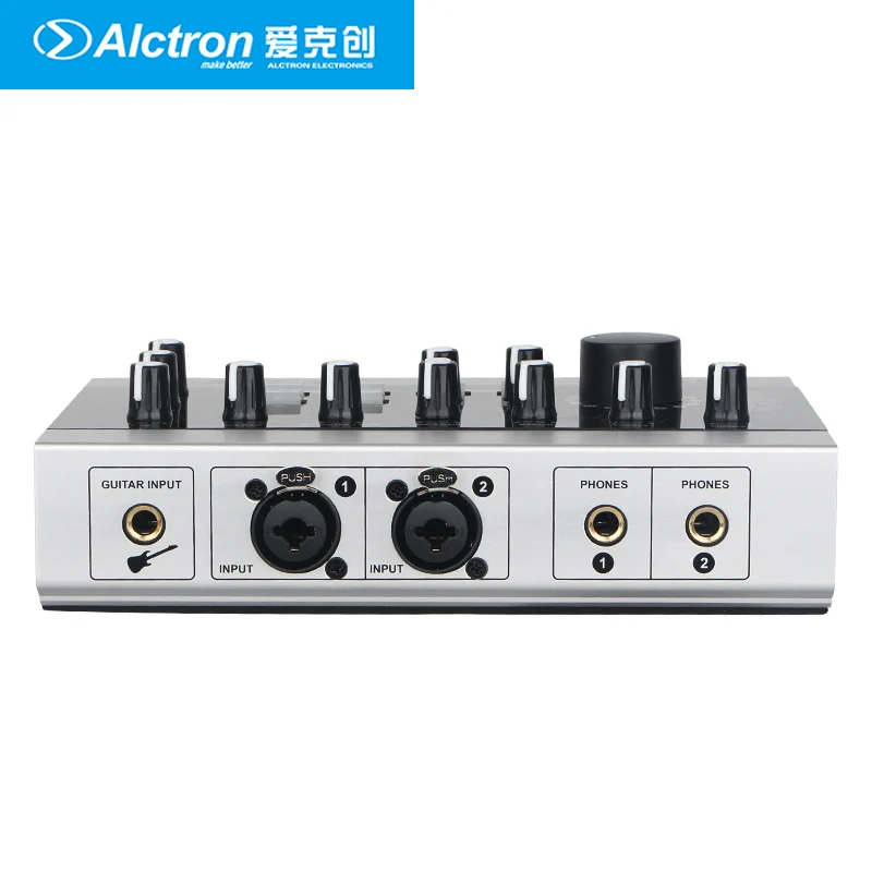 Alctron U16K MK3 External USB Audio Recording sound card with DSP effect mobile phone computer Versatile karaoke singing | Электроника