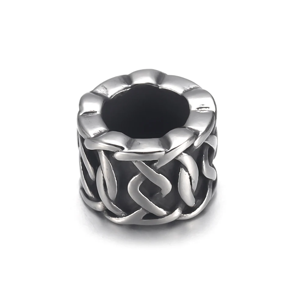 4 шт. цилиндрические бусины из нержавеющей стали 6 мм|Бусины| |