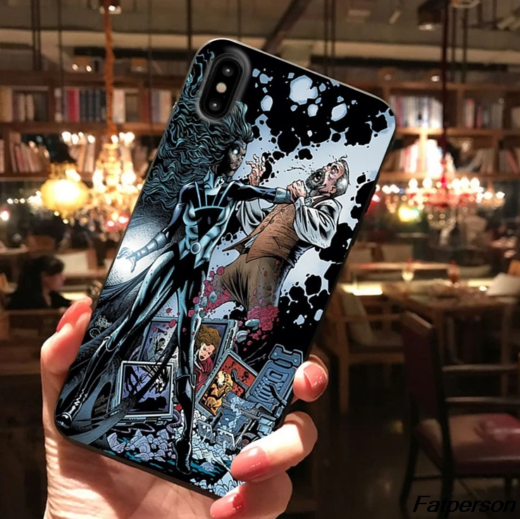 Doom Patrol для Samsung s8 s9 s10plus s7 edge черный мягкий силиконовый чехол iPhone 5s 6 6s 7 8plus X XR XS MAX Coque