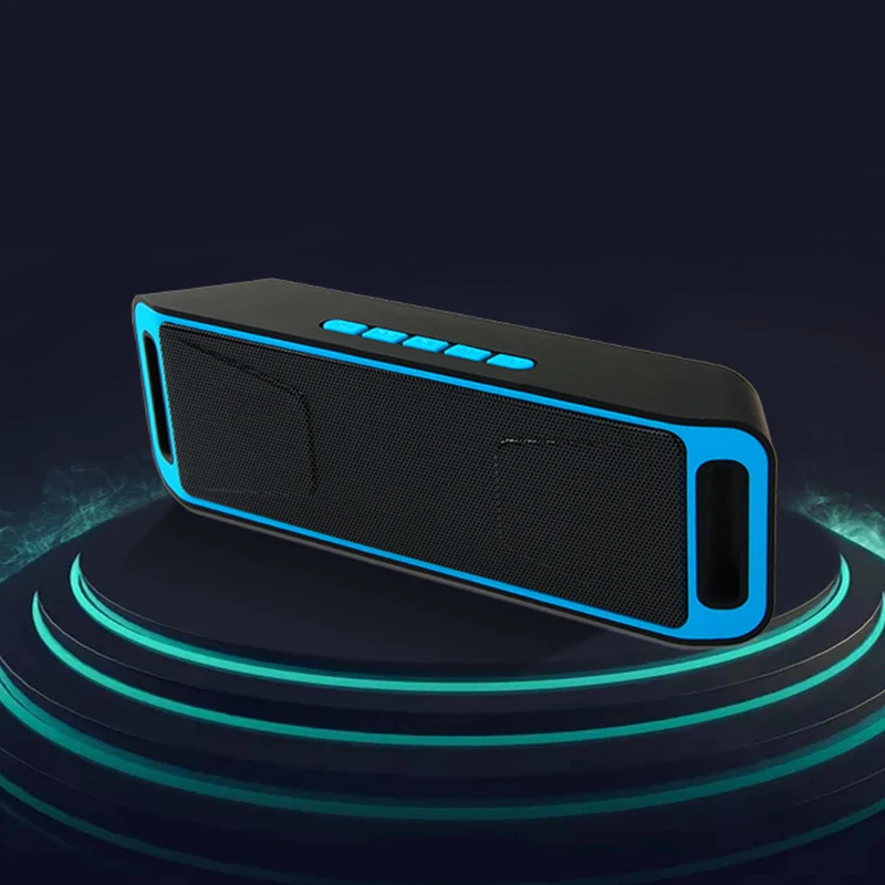 Популярная портативная беспроводная bluetooth колонка уличная музыкальная басовый