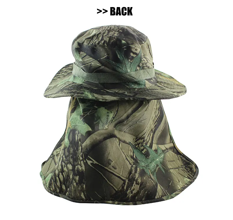 Тактические камуфляжные шапки Boonie, непальская Кепка, шапка-ведро, Военная Мужская армейская Военная Кепка для пешего туризма, рыбалки, с закрылками, UV UPF50