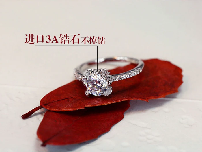 Женское Обручальное Кольцо YINHED роскошное кружевное кольцо из стерлингового