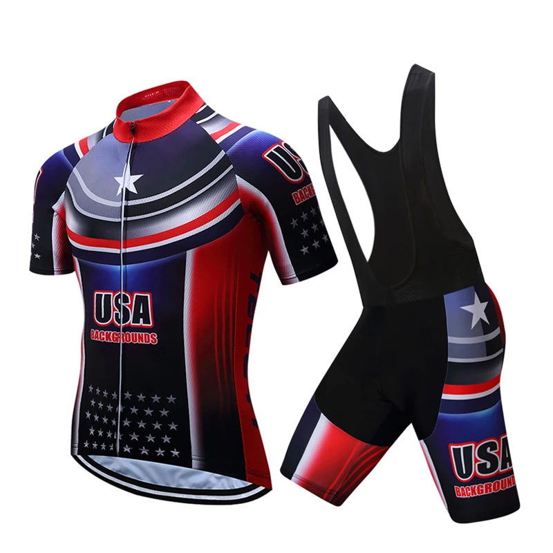 

Summer bicycle clothing suit men 2022 Shorts sleeve bike jersey bib set wear MTB pants sports kit Mallot cycling clothes uniform