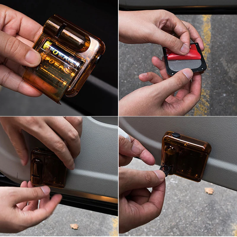 Kebedemm Новый светодиодный двери автомобиля Предупреждение Light 2 шт. лазерный