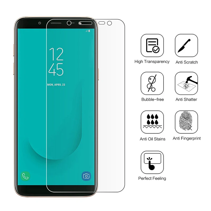 Защитное стекло для samsung J6 защитное J8 J7 2018 Защита экрана Galaxy J 6 7 8 6J 7J 8J Sam Tremp es