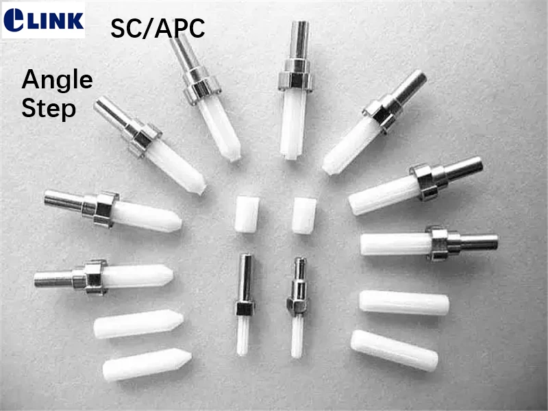 500pcs ceramic SC ferrule for FCAPC E2000 SC/APC fiber optic connector with flange 0.8 connectivity Angle Step free shipping