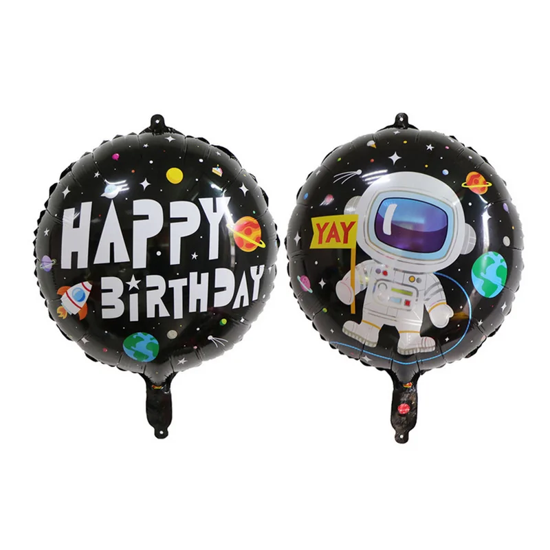Воздушный шар с космическими ракетами Гелиевый 4D украшение для дня рождения 18