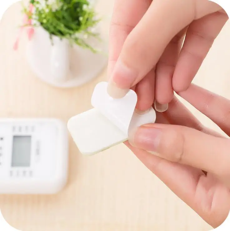 2 шт./компл. пластиковые крючки набор липких крючков ТВ кондиционер пульт