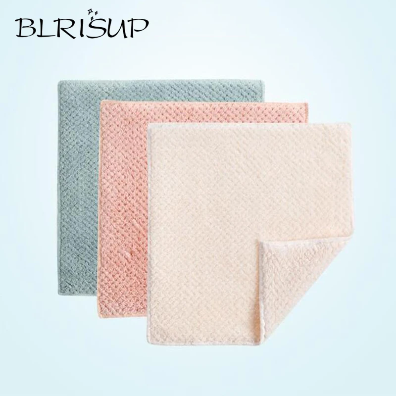 BLRISUP 25*25 см маленький размер Впитывающее микрофибра кухонное полотенце ткань для