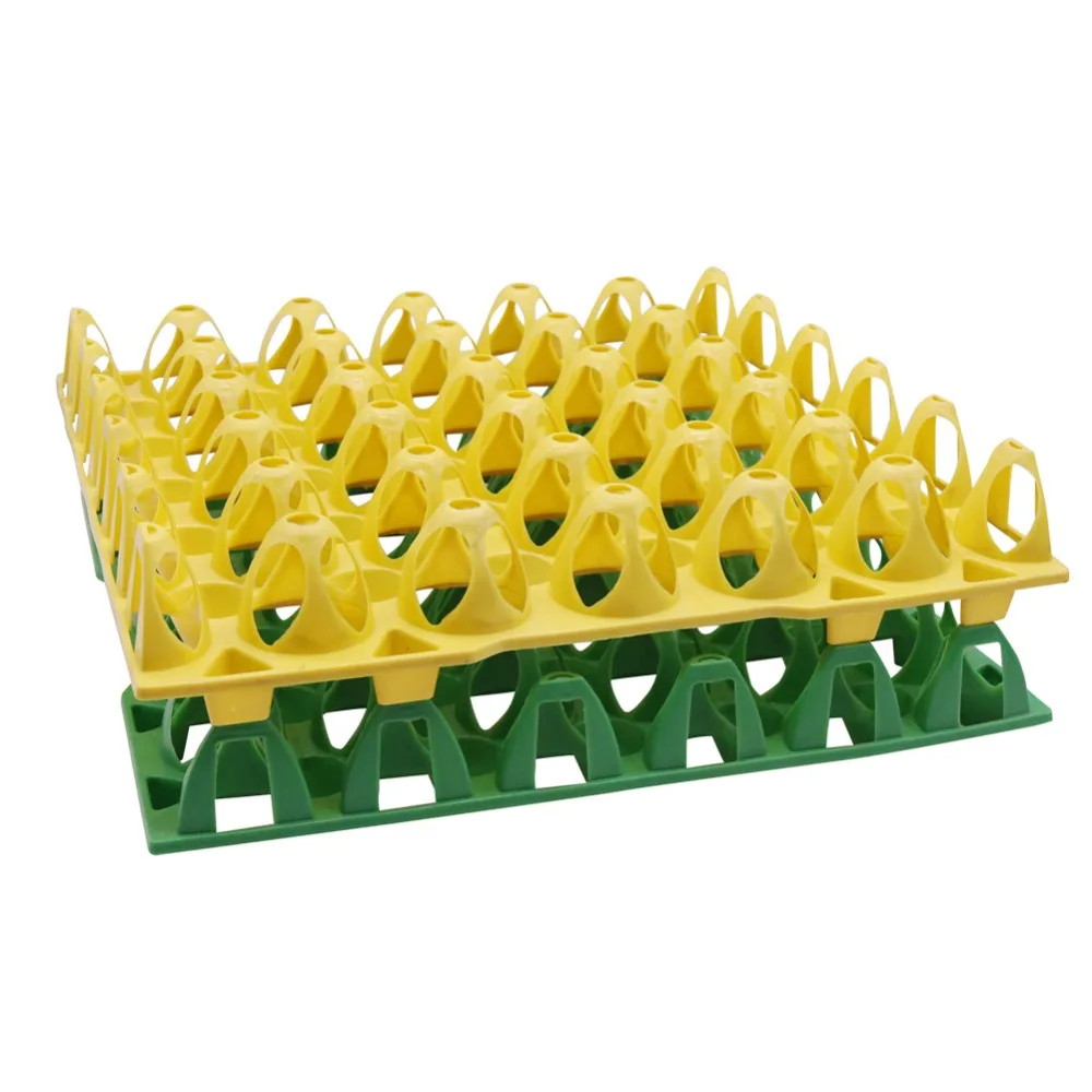 10 pcs Farm Egg Tray 288*288*48mm Egg Tray Transportation And Storage Of Eggs Recycling Plastic Material Egg Trough Depth 36mm