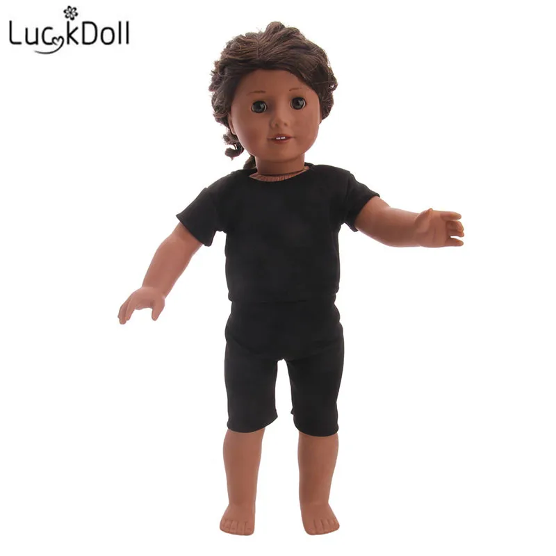 LUCKDOLL повседневный костюм куклы костюм подходит 18 дюймов Американский 43 см детская кукла одежда аксессуары, игрушки для девочек, поколение, подарок на день рождения