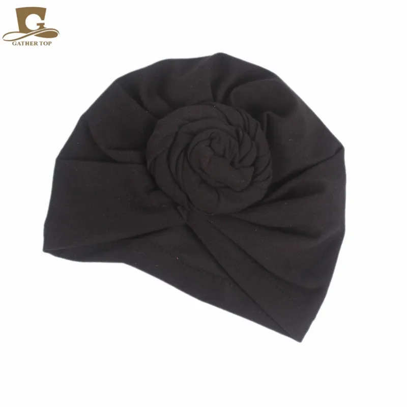 Новинка детские мягкие колпачки для тюрбанов милая детская шапочка с узлом