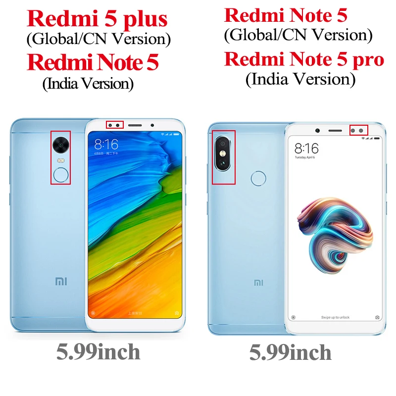 Защитное стекло с полным покрытием для Xiaomi Redmi Note 5 экрана Plus закаленное redemi note 5.pro