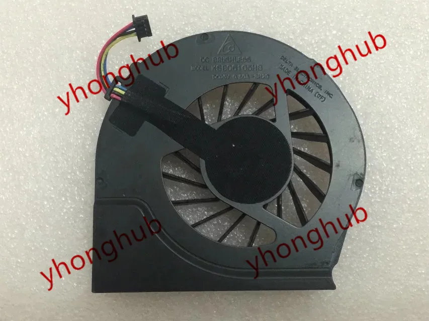 Delta Electronics KSB06105HB BH2G DC 5V 0.50A Сервер вентилятор охлаждения ноутбука 4 проводной|server