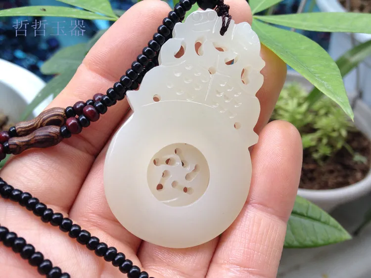 Ожерелье из натуральной афганской искусственной кожи резная подвеска в виде