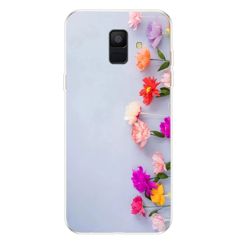 Мягкий силиконовый чехол для Samsung Galaxy A6 2018 Dual SIM SM A600 A600F Tpu Plus A605 A605F AB120 |