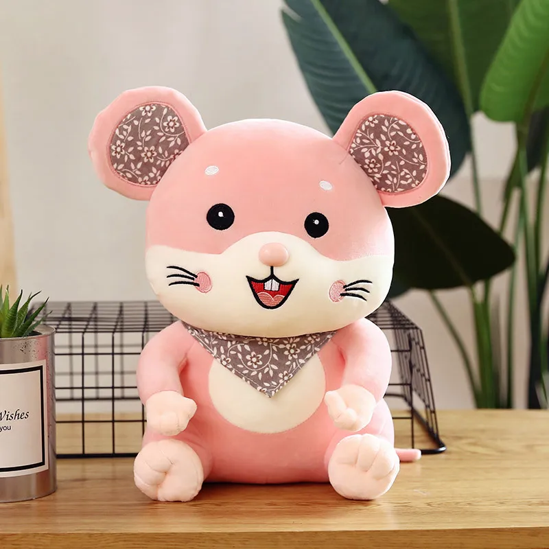 28 55 см кавайная плюшевая кукла игрушки милая мышь мягкие подушка набивные