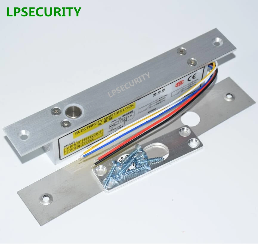 LPSECURITY 12VDC система контроля доступа для ворот, электрический замок для замка, Электрический дверной замок для контроля доступа без NC