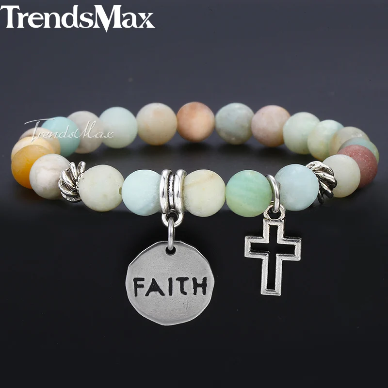 Женский браслет из бисера нержавеющая сталь крест Вера браслеты с подвесками
