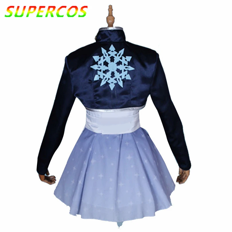 Платье Снежной Королевы RWBY Weiss Schnee костюм для костюмированной вечеринки на