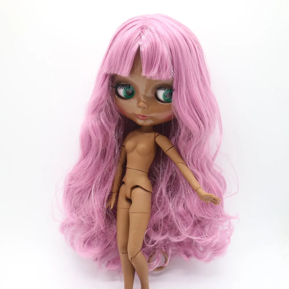 Супер черный обнаженный blyth кукла девушка куклы