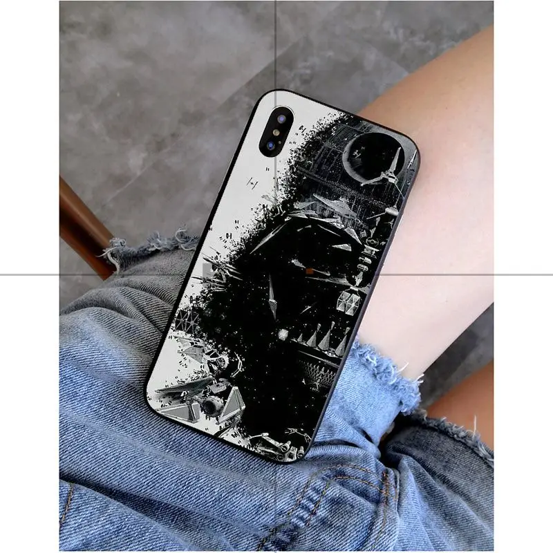A11 Babaite Darth vader star wars умный чехол черный мягкий чехол для iPhone X XS MAX 6 6s 7 7 plus 8 8 Plus 5 5S SE XR - Цвет: A11