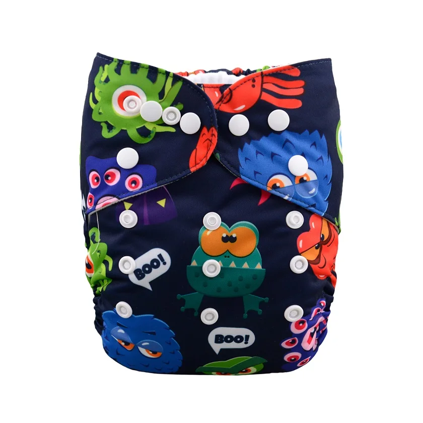 H041 U pick Alvababy моющийся 1 шт тканевый подгузник с 1 шт вставкой из микрофибры многоразовый детский тканевый подгузник для унисекс - Color: H041