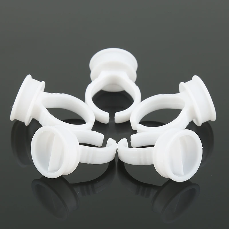 5 шт. кольца для тату пигмента держатель чернил с двумя слотами принадлежности