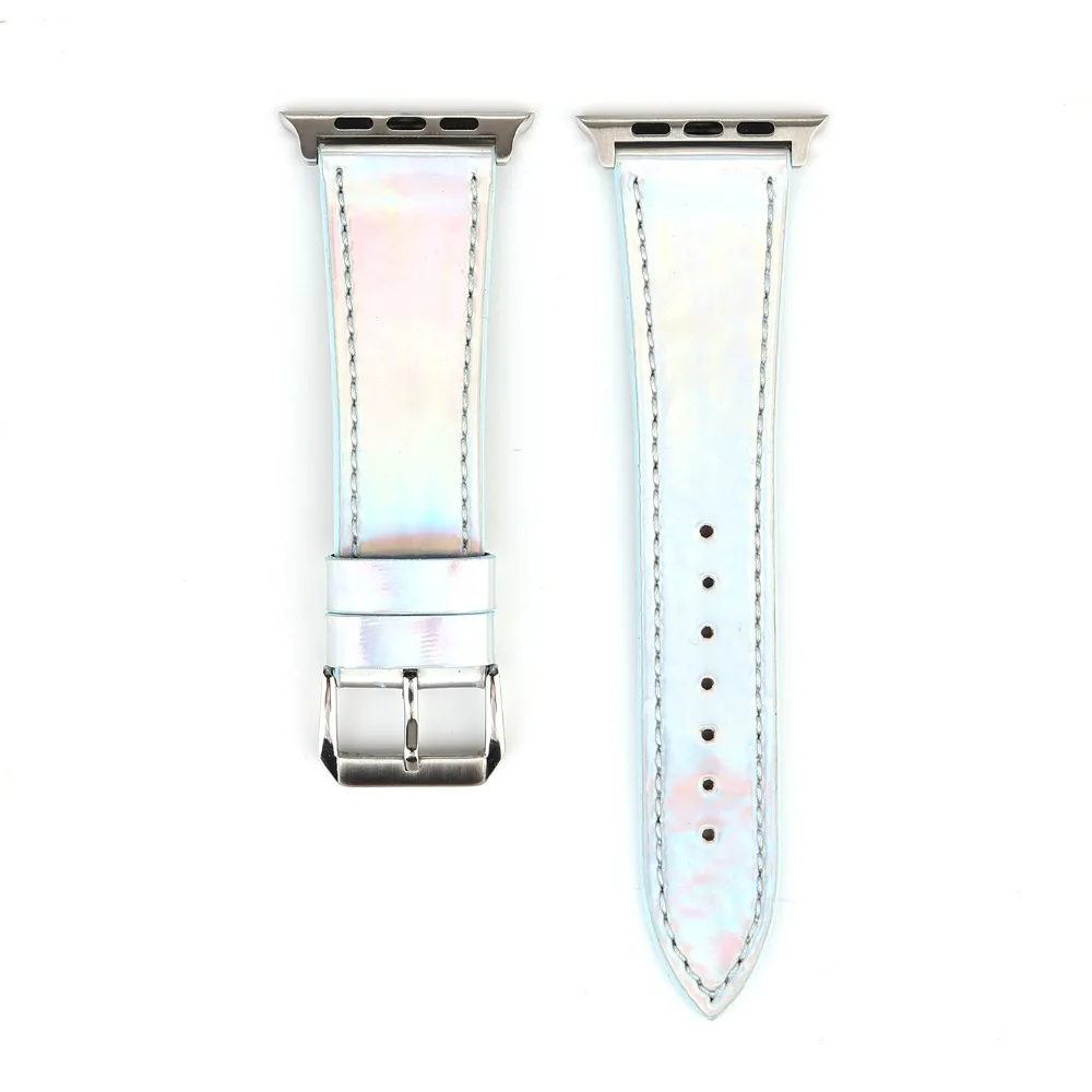 3D Браслет для Apple Watch Band 44 мм 40 мм ремешок для Apple Watch Band 38 мм 42 мм ремень из коровьей кожи серии 4 3 2 1 полосы