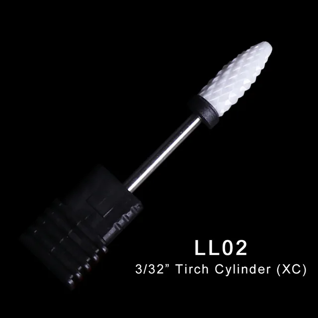 LL02 1 шт. керамические сверла для ногтей кукурузные фрезы для фрезерного станка вращающийся заусенец Гель-лак для нейл-арта для удаления маникюрных инструментов LYLL01-28 - Цвет: LL02