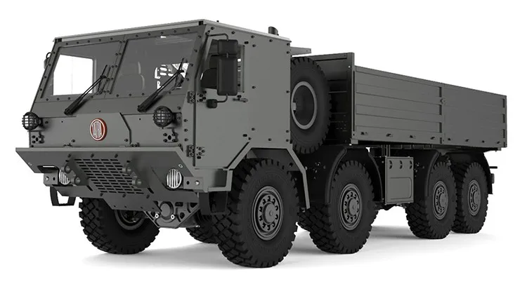 1/12 весы пульт дистанционного управления 8WD военный внедорожный грузовик MC8C Совместимость Капо TATRA T815-7 8x8 прицеп инженерный трактор Наборы