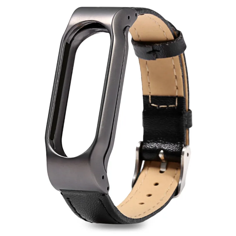 Leather Smart Wrist Watch Strap New Fashion for Xiaomi Miband 2 PG13 Professional Factory Price Drop Shipping|Смарт-аксессуары| |