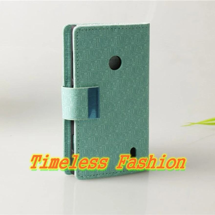 Free Shipping Luxury Pu Leather Magnetic Wallet Pouch Flip Case Cover For NOKIA Lumia 520 Mobile Phone Cases |