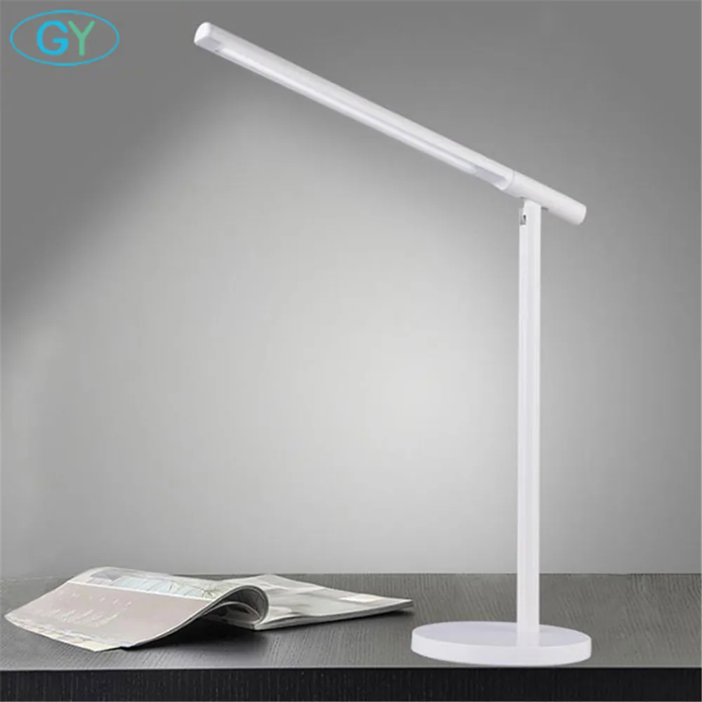 6 Вт диммируемая Светодиодная настольная лампа для чтения книг яркая Гибкая