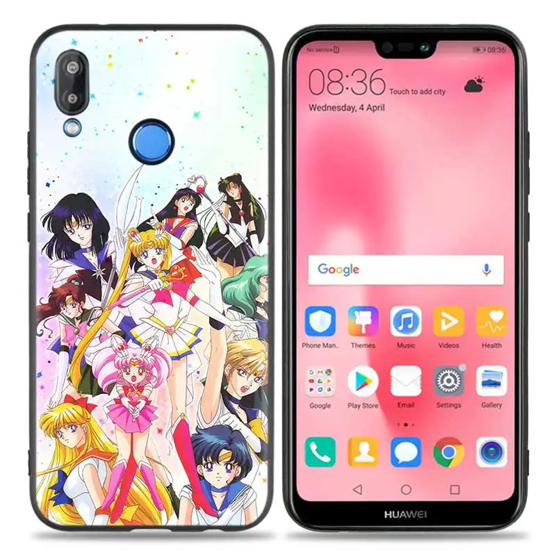 A010 Силиконовый чехол для huawei P20 P10 P9 P8 Lite Pro P Smart+ Nova 3i 3E чехол для телефона s Сейлор Мун - Цвет: A010