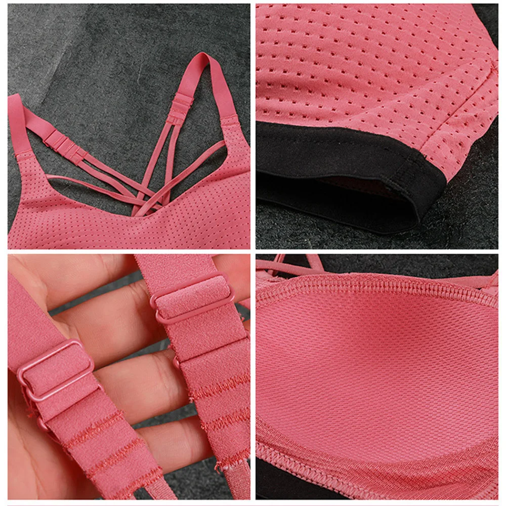 

Yoga Bra Sportswear Sports Underwear Running Sports Bra Top Padded Training Sport Top Fitness Jogger Women Fitness Gym Bra
