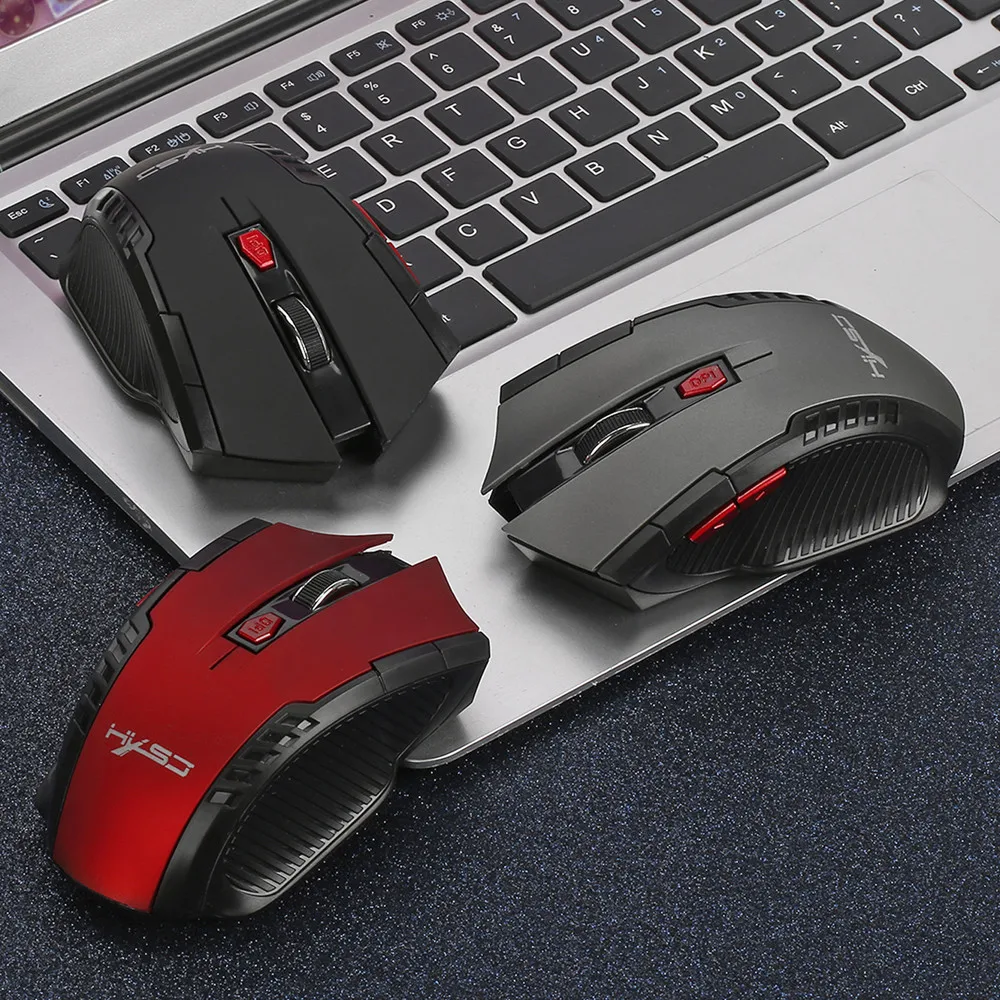 2400 dpi 6 кнопок 2 4 ГГц мини беспроводная оптическая игровая мышь для ПК ноутбука