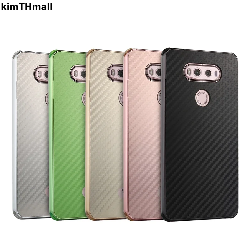 Чехол для LG G5 G6 G7 задняя крышка fundas чехол Роскошный из углеродного волокна