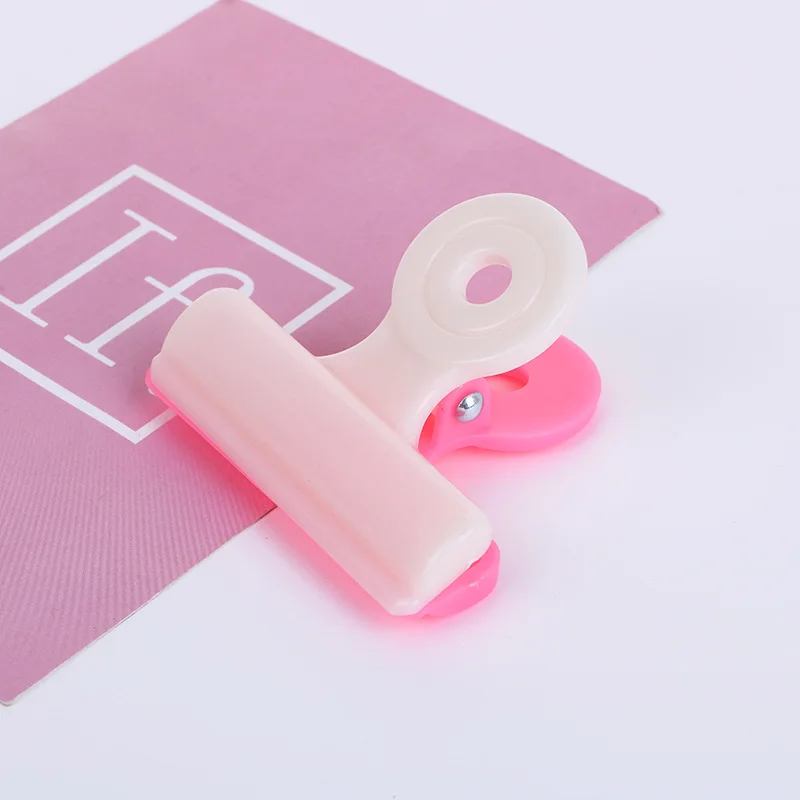 3pcs Creative Colorful Clips Plastic File Receipt Folder Multifunction Paper Document Binder Letter Photo Grip Clamp | Канцтовары для