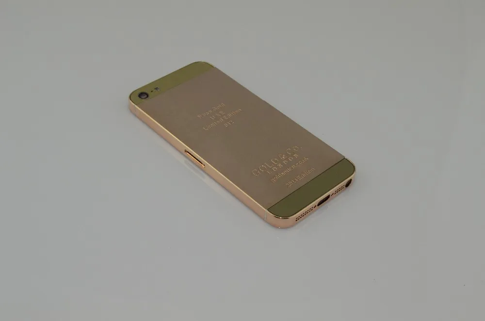 Корпус из розового золота оаэ для iphone 5, обшивка корпуса из розового золота для iphone 5 со всеми боковыми кнопками