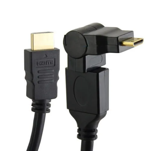 Адаптер HDMI Mini с поворотом на 360 градусов Удлинительный кабель 1080 p 6 футов |