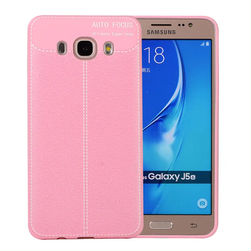 Высокое качество Бизнес мягкий чехол TPU для samsung Galaxy J5 2016 Защитный корпус телефона